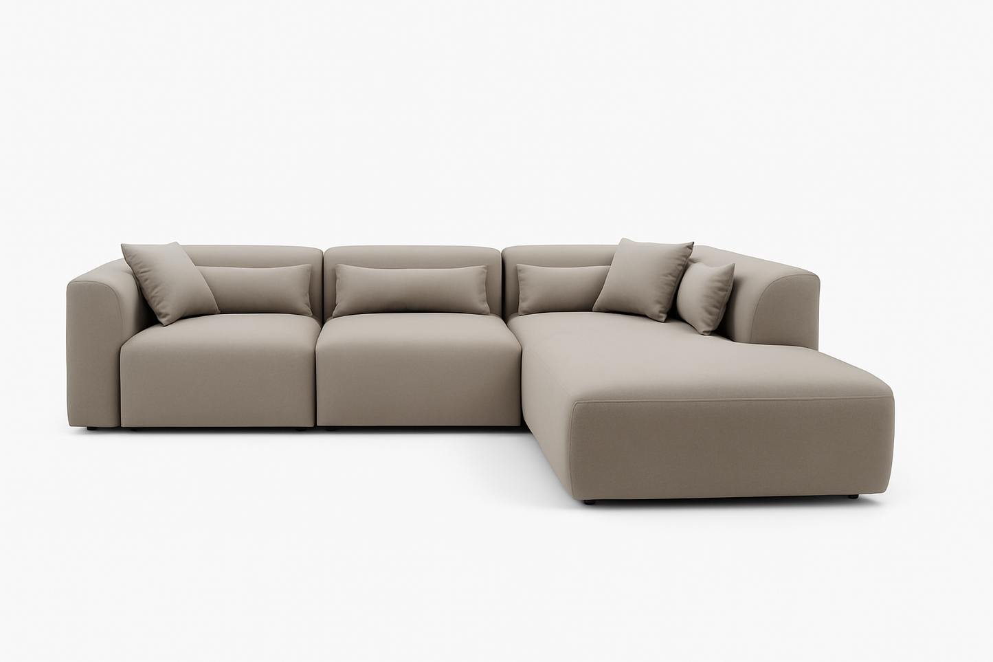 canapé d’angle Montblanc 280x225 cm beige