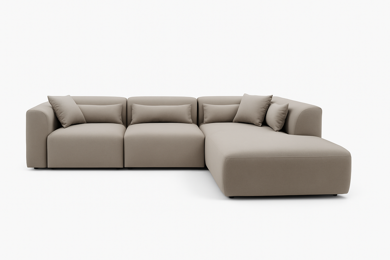 canapé d’angle Montblanc 280x225 cm beige